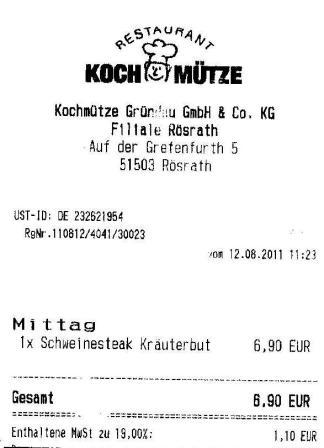 fmst Hffner Kochmtze Restaurant